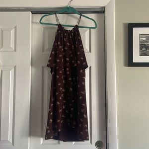 Madewell Dreamdrift Silk Palm Tree Dress 4